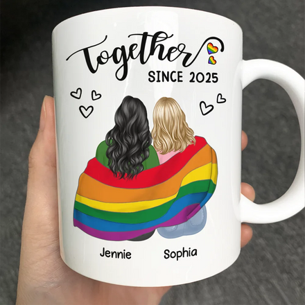 Flag Together Since - Personalized Mug