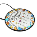 Gift For Women, Gift For Bestie, Old Best friends, Love - Floral Frame Grow An Old Friend - Personalized Stained Glass Window Hanging Suncatcher