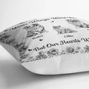 Pet Lovers,Pet Mom,Pet Dad,Pet Couple,Dog Lovers,Dog Mom,Dog Dad,Dog Couple,Cat Lovers,Cat Mom,Cat Dad,Cat Couple,Gift For Couples,Gift For Women,Gift For Men,Memorial,Sad - Forever In My Heart Toile Dog Cat Memorial - Personalized Pillow