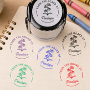 Back To School,Proud,Reading,Gift For Yourself,Icon - From The Library Of Stamp Book Lovers - Personalized Stamp