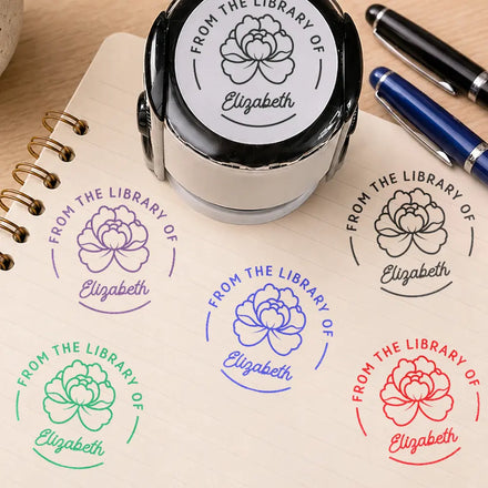 From The Library Of Stamp Book Lovers - Personalized Stamp