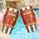Gift For Father,Gift For Men,Gift For Husband,Happy,Gift For Yourself - From The Reason You Drink - Personalized Leather Tumbler