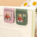 Reading, Gift For Yourself, Gift For Women, Happy - Fck Off I'm Reading - Personalized Leather Magnetic Bookmark