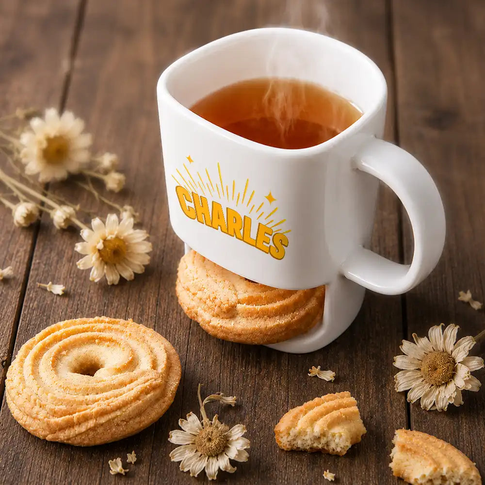 Gift For Yourself,Gift For Men,Gift For Women,Non-Eng,Icon,Sarcastic - Funny Chicken F-Caw-F - Personalized Cookie Mug