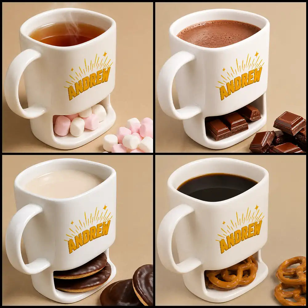 Gift For Yourself,Gift For Men,Gift For Women,Non-Eng,Icon,Sarcastic - Funny Chicken F-Caw-F - Personalized Cookie Mug