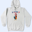 Funny, Gift For Yourself, Gift For Women, Gift For Men, Farm, Independence Day - Funny Chicken F-Caw-F 250 Years Of Freedom - Personalized T Shirt