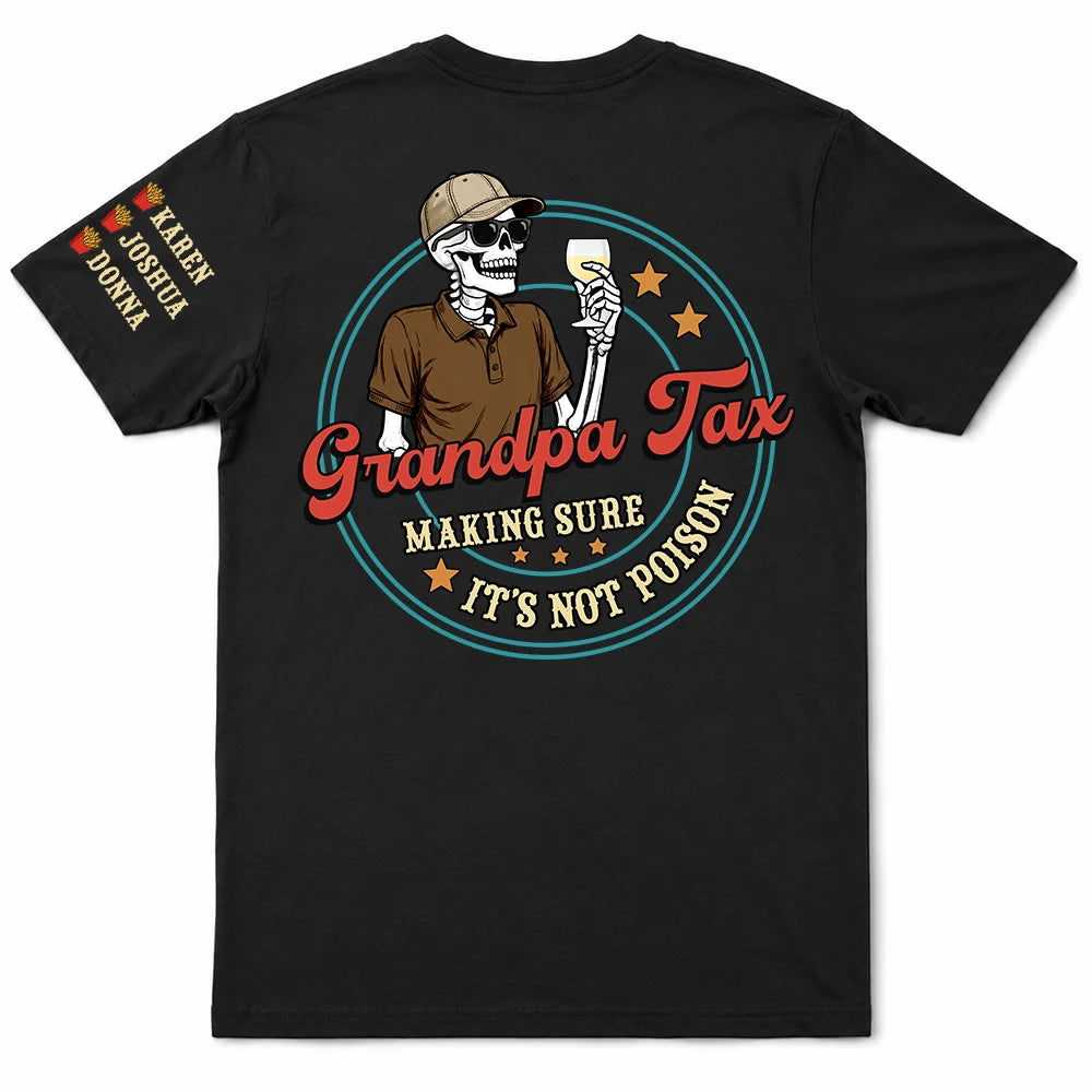 Gift For Father,Top Market,Humorous,Vector - Funny Dad Tax - Personalized T Shirt