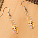 Halloween,Funny,Family - Funny Family Halloween Costume - Personalized Acrylic Earrings