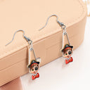 Halloween,Funny,Family - Funny Family Halloween Costume - Personalized Acrylic Earrings