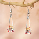 Halloween,Funny,Family - Funny Family Halloween Costume - Personalized Acrylic Earrings