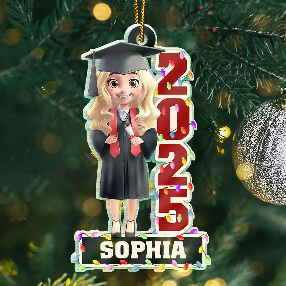 Funny Graduation - Personalized Custom Shaped Acrylic Ornament