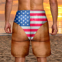 Gift For Bestie, Humorous, Beach, Summer, Icon - Custom Photo Funny Men Swim Trunks - Personalized Unisex Beach Shorts
