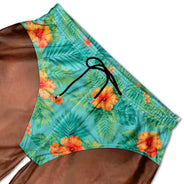 Gift For Bestie,Humorous,Beach,Summer,Icon - Funny Men Swim Trunks Tropical Pattern - Personalized Unisex Beach Shorts