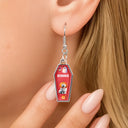 Funny, Halloween, Gift For Yourself  Funny Pet Halloween Costume - Personalized Acrylic Earrings