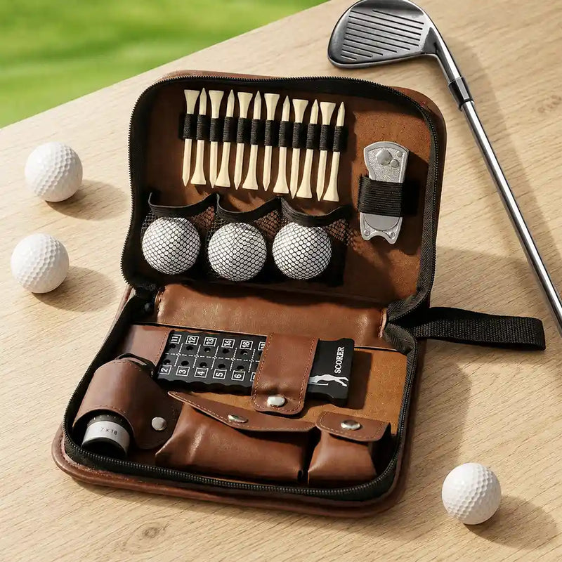 Gift For Men,Gift For Father,Gift For Grandpa,Golf,Sport Dad,Grandpa's Hobby,Dad's Hobby,Gift For Husband,Gift For Couples,Custom Photo,Non-Eng,Photo - Pencil Sketch (Bold),Adorable - Custom Photo Best Dad Grandpa By Par For Golfers Pencil Sketch - Personalized Leather Golf Bag