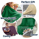 Couple Chibi You, Me & The Kids Snuggle Blanket - Gift For Family, Couple - Personalized Custom Fleece Blanket