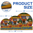 Camping Couple Welcome To Our Campsite - Gift For Camping Couple - Personalized Custom Shaped Wood Sign