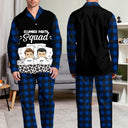Bestie Sleepover Party Pajamas - Gift For Besties - Personalized Long Pajamas Set