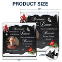 Custom Photo Someone We Love Is In Heaven - Memorial Gift - Personalized Rectangle Memorial Garden Stone