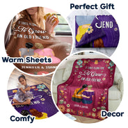 To Grow An Old Friend - Gift For Bestie - Personalized Fleece Blanket