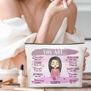 You Are Beautiful - Gift For Yourself, Gift For Women, Gift For Her - Personalized Cosmetic Bag