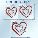 Mom's Grandma's Sweethearts - Gift For Mother, Grandmother - Personalized Acrylic Car Hanger