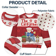 Christmas The Catmother Cat Lovers - Personalized Unisex Ugly Sweater
