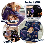 Affirmation Blanket - Personalized Fleece Blanket, Sherpa Blanket