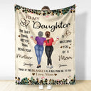 Gift For Mother, Mom, Daughters - To My Daughter Better Than Being Your Mother - Personalized Fleece Blanket, Sherpa Blanket
