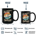 Dog Lovers,Pet Lovers,Dog Dad,Pet Dad - The Greatest Dog Dad In The Universe - Personalized Black Mug