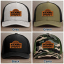 Cool Dad Papa Grandpa The Man The Myth The Legend - Personalized Leather Patch Hat