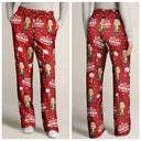 Custom Photo,French,Family,Non-Eng,Playful,Cut-Face Photo - Photo Personnalisable Meilleur Papa Maman Du Monde - Pantalon De Pyjama Personnalisé Pour Enfant