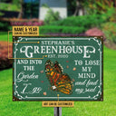 Garden Greenhouse Floral Art Find My Soul Custom Classic Metal Signs