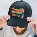 Travel, Summer, Beach, Gift For Bestie - Girls Trip Besties Vacation Travel - Personalized Vintage Washed Denim Cap