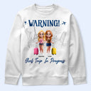 Continue Shopping,Travel,Gift For Bestie,Best friends' Hobby,Gift For Women,Happy - Girls Trip Cheaper Than Therapy 3D Effect - Personalized T Shirt
