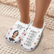 Christmas,Christian,Gift For Yourself - God Say I Am Bible - Personalized Fluffy Slippers