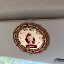 Christian,Gift For Yourself - God Says You Are Bible Affirmations - Personalized Custom Shaped Car Visor Clip