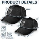 Gift For Grandpa,Gift For Father,Golf,Non-Eng,Icon,Proud - Golf Stick Figure Best Dad Grandpa By Par - Personalized Classic Cap
