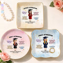 Graduation,Gift For Bestie,Gift For Yourself,Gift For Girlfriend,Happy - Graduation Affirmation - Personalized Ring Dish