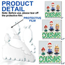 Gift For Grandpa,Gift For Grandma,Gift For Grandparents,Happy,Parents,Christmas - Grandkids Christmas Tree Cake 3D Effect - Personalized Custom Shaped Acrylic Ornament