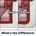 Gift For Women,Gift For Grandma,Grandma - Grandkids,Gift For Grandkids,Gift For Mother,Mom - Daughters (Adult),Mom - Daughters (Young),Mom - Sons,Mom - Children,Gift For Daughter,Gift For Son,Love - Grandma Grandkids Hug This Blanket - Personalized Fleece Blanket, Sherpa Blanket