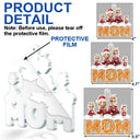Gift For Grandma,Grandma - Grandkids,Gift For Mother,Single Mom,Mom - Children,Mom - Sons,Mom - Daughters (Young),Mom - Daughters (Adult),Christmas,Happy - Grandma Mom 3D Effect - Personalized Custom Shaped Acrylic Ornament