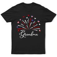 Gift For Grandma, Gift For Mother, Happy - Grandma Mom Independence Day - Personalized T Shirt
