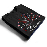 Gift For Grandma, Gift For Mother, Happy - Grandma Mom Independence Day - Personalized T Shirt