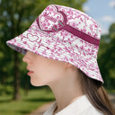 Gift For Mother,Gift For Grandma,Happy - Grandma Mom Toile De Jouy - Personalized Bucket Hat