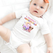 New baby,Parents,Gift For Grandkids,Grandma - Grandkids,Grandpa - Grandkids,Easter,Happy - Grandma's Favorite Peep - Personalized Baby Onesie