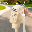 Gift For Grandma,Grandma,Grandkids,Gift For MotherGrandma's Garden - Personalized Bottle Carrier Bag
