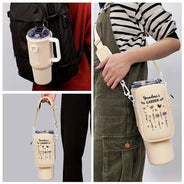 Gift For Grandma,Grandma,Grandkids,Gift For MotherGrandma's Garden - Personalized Bottle Carrier Bag
