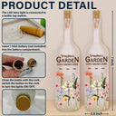 Gift For Mother,Gift For Grandma,Grandma - Grandkids,Happy - Grandma's Garden Love Grows Here - Personalized Bottle Light