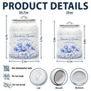 Gift For Grandma,Gift For Mother,Gift For Wife - Grandma's Garden Toile Birth Flower - Personalized Cookie Jar